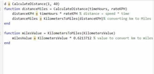 Assign rateMPH with the corresponding rate in miles per hour given a user defined rateKPH, which is