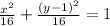 \frac{x^{2}}{16} + \frac{(y-1)^{2}}{16} = 1