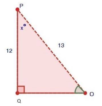 Find the measure of angle x. round your answer to the nearest hundredth. ( type the numerical answer