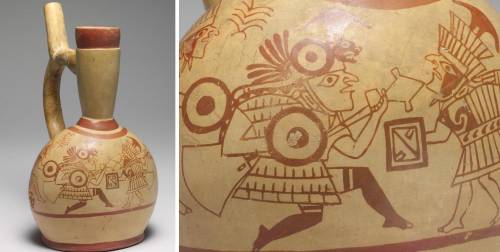 How are comic books similar to the painted scenes of classical Greek, Moche, and Mayan pottery?