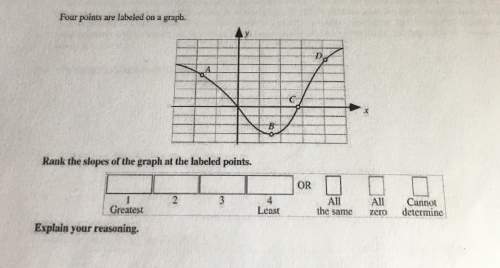 Ineed on this slope question will give brainliest if you explain reasoning well