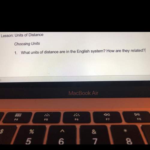 What units of distance are in the english system? how are they related?