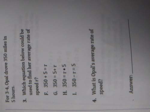 Do you guys know the answer for 3 and 4