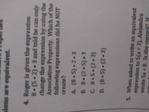 Do you guys know the answer for number 4