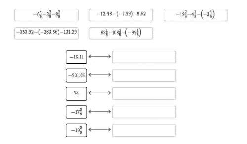 Drag the tiles to the correct boxes to complete the pairs. match the subtraction expressions t