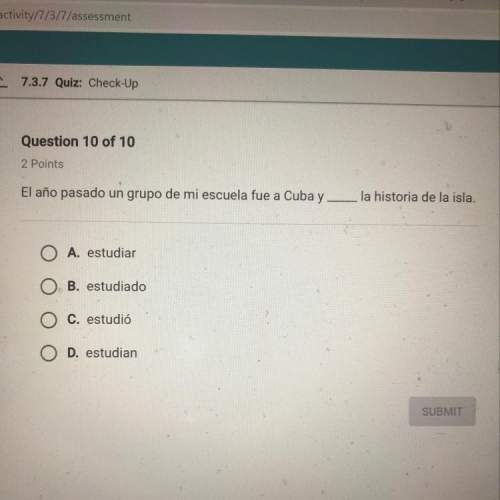 Idon’t know the answer to the spanish question in the picture above