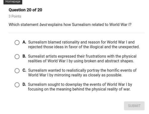 Asap  which statement best explains how surrealism related to world war l?