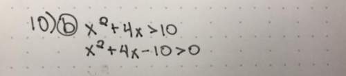 Could i solve this inequality by completing the square? how would i do so?