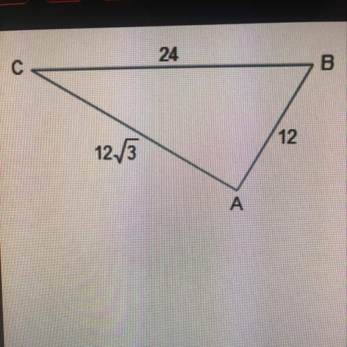 What are the angle measures of triangle abc?  (1) - ma = 30°, m b = 60°, mc = 90°&lt;