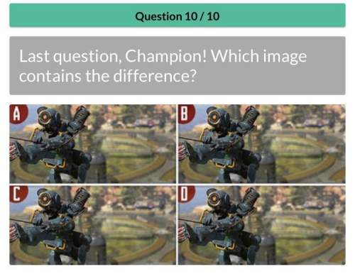 Spot the different image. a? b? c? or d?