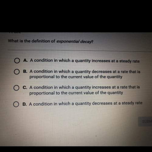 What is the definition of exponential give me the right answer