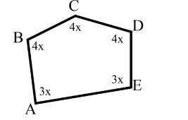 Determine the measure of the interior angle at vertex c.