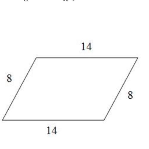 Determine whether the quadrilateral is a parallelogram. justify your answer. a) yes; op
