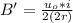 B'=\frac{u_{o}*i }{2(2r)}