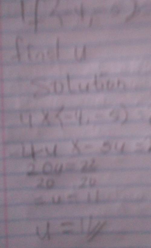 If <-4, -5> = v, and u x v = 22, find u