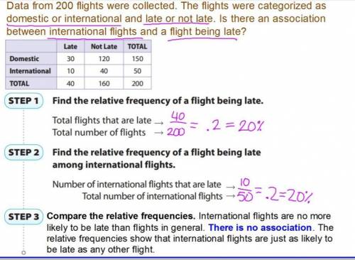 Please, I truly need help, Data from 200 flights were collected. The flights were categorized as dom