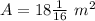 A=18\frac{1}{16}\ m^2