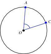 Where is the vertex of a central angle located?