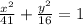 \frac{x^2}{41}+\frac{y^2}{16}=1