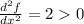 \frac{d^2f}{dx^2} = 20