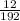 \frac{12}{192}