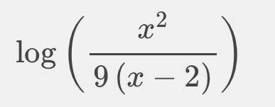 18. Solve the equation: 2 log x -log(x - 2) - 2 log 3