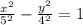 \frac{x^{2} }{5^{2} } - \frac{y^{2} }{4^{2} } =1