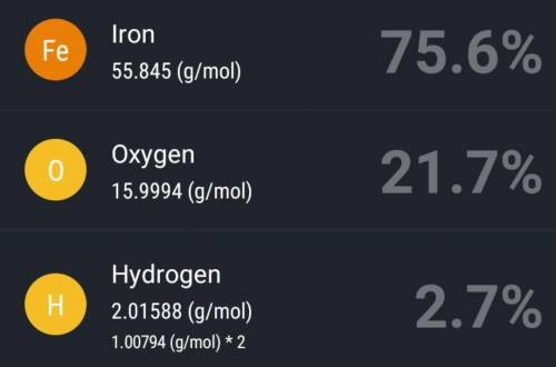 What is the molar mass of Iron (ll) Hydroxide, Fe(OH)2. A.55.85 B.226.24 C.72.86 D.89.85 E.40.00