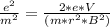 \frac{e^2}{m^2} = \frac{2*e*V}{(m*r^2*B^2)}