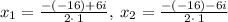 x_1=\frac{-\left(-16\right)+6i}{2\cdot \:1},\:x_2=\frac{-\left(-16\right)-6i}{2\cdot \:1}