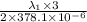\frac{\lambda_1\times 3 }{2\times378.1\times10^{-6}}