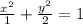 \frac{x^{2} }{1} +\frac{y^{2} }{2}=1