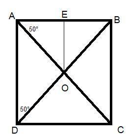 GIVING AWAY BRAINLIESTIn a rectangle ABCD the diagonals intersect each other at point O, E is a midp