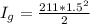I_g = \frac{211 * 1.5 ^2}{2}