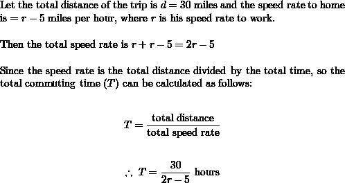 PLEASE HELP - WILL GIVE BRAINLIEST OR ANYTHING IF CORRECT - Mr. Shakour's round trip commute to and