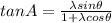 tan A=\frac{\lambda sin \theta }{1+ \lambda cos \theta }