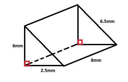 Calculating the Surface Area of a Triangular Prism The triangular prism shown has 1235 triangular fa