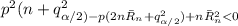 p^2(n+q^2_{\alpha /2)-p(2n \bar R _n+q^2_{\alpha / 2})+n \bar R ^2 _n