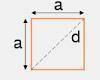 A square has side lengths of 9 use the Pythagorean theorem to find the length of the diagonal