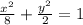 \frac{x^2}{8}+\frac{y^2}{2}=1