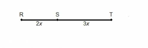 Point S lies between points R and T on .

If RT is 10 centimeters long, what is ST?
2 centimeters
4