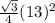 \frac{\sqrt{3}}{4}(13)^2