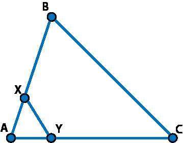 Δabc is similar to δaxy by a ratio of 5: 3. if bc = 25, what is the length of xy?