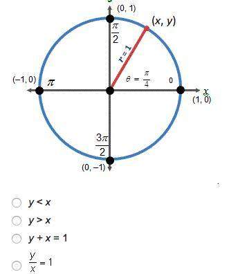 Time sensitive question  which of the following is true of the values of x and y in the