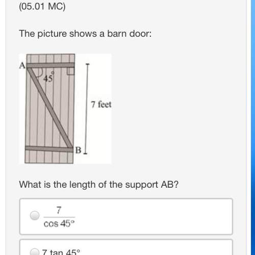 The picture shows a barn door:  a barn door has two parallel bars. a support ab runs acr