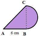 Find the area of the shaded regions below. give your answer as a completely simplified exact value i