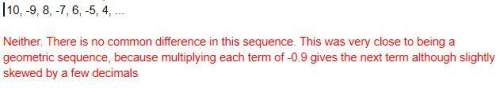 Iwould like my answer to this one checked as well. would it be considered geometric sequence even if
