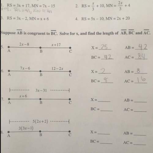 Geometry homework, i understood 5 and 6 but i'm kinda lost on 7 and 8. can someone explain them to