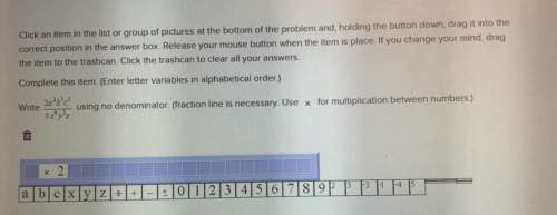 Using no denominator. (fraction line is necessary. use x for multiplication between numbers.)&lt;