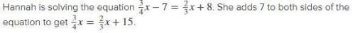 Select the statement that describe a logical next step for solving this equation. question 5 o